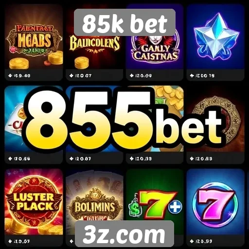 Catálogo de jogos disponíveis na 85k bet